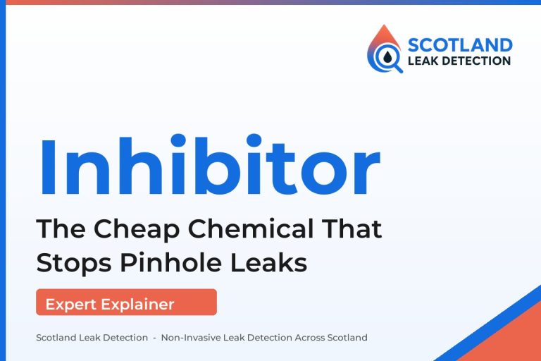 central heating inhibitor — The Cheap Chemical That Stops Pinhole Leaks (Scotland Leak Detection)
