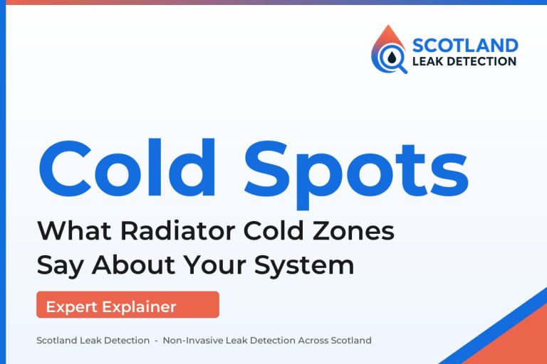 radiator cold spots — What Radiator Cold Zones Say About Your System (Scotland Leak Detection)