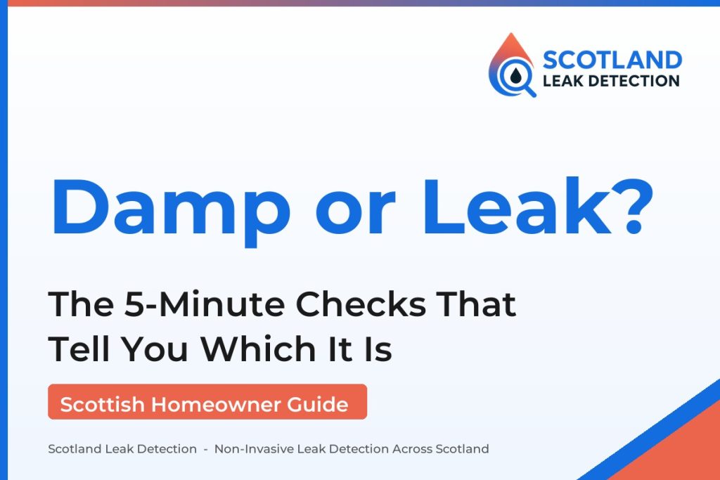condensation or leak — The 5-Minute Checks That Tell You Which It Is (Scotland Leak Detection)