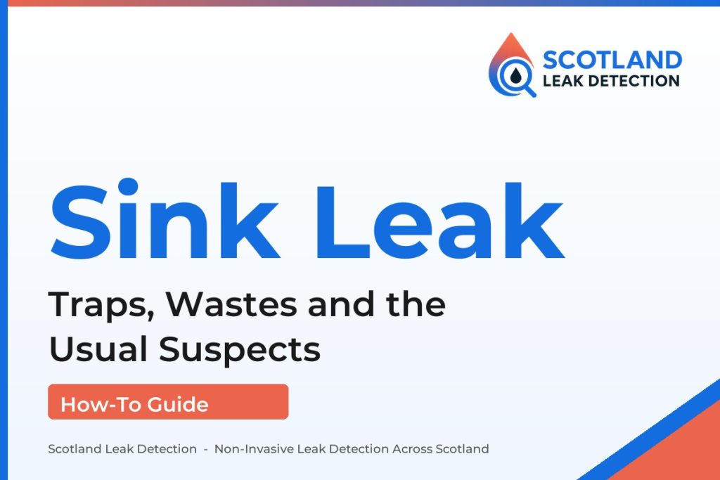 kitchen sink leaking — Traps, Wastes and the Usual Suspects (Scotland Leak Detection)
