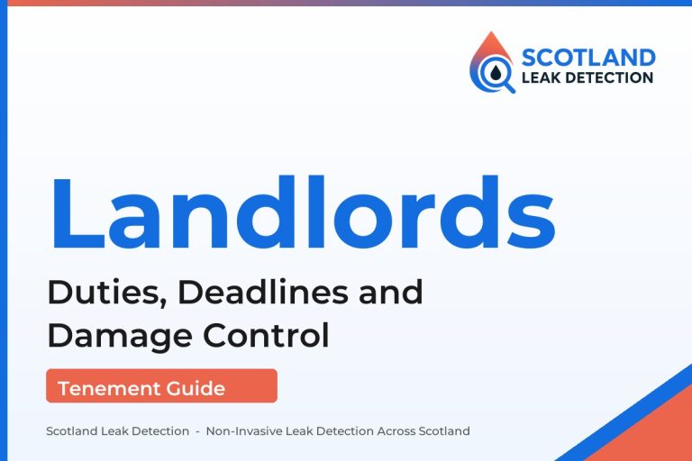landlord water leak guide — Duties, Deadlines and Damage Control (Scotland Leak Detection)