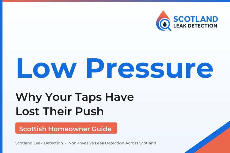 low water pressure — Why Your Taps Have Lost Their Push (Scotland Leak Detection)