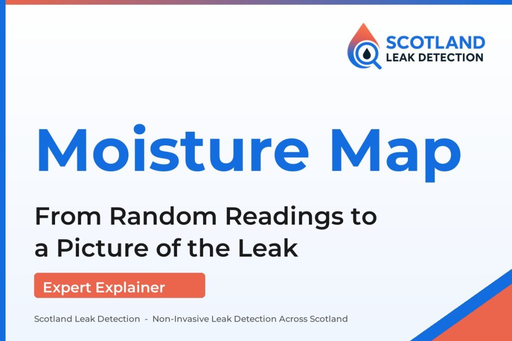 moisture mapping — From Random Readings to a Picture of the Leak (Scotland Leak Detection)
