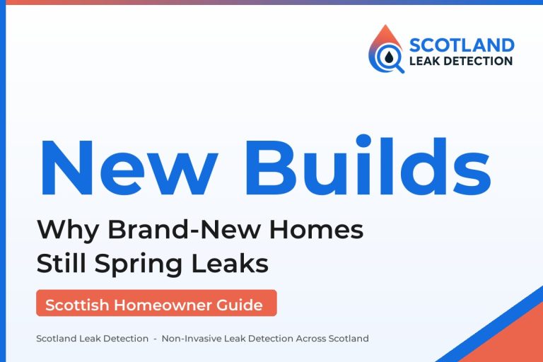 new build water leaks — Why Brand-New Homes Still Spring Leaks (Scotland Leak Detection)