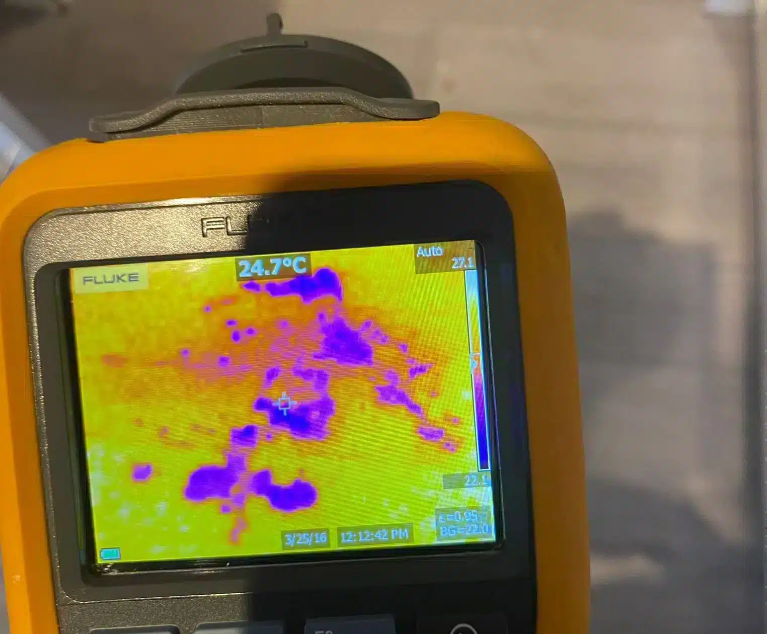 rising damp or leak — thermal imaging survey (Scotland Leak Detection)