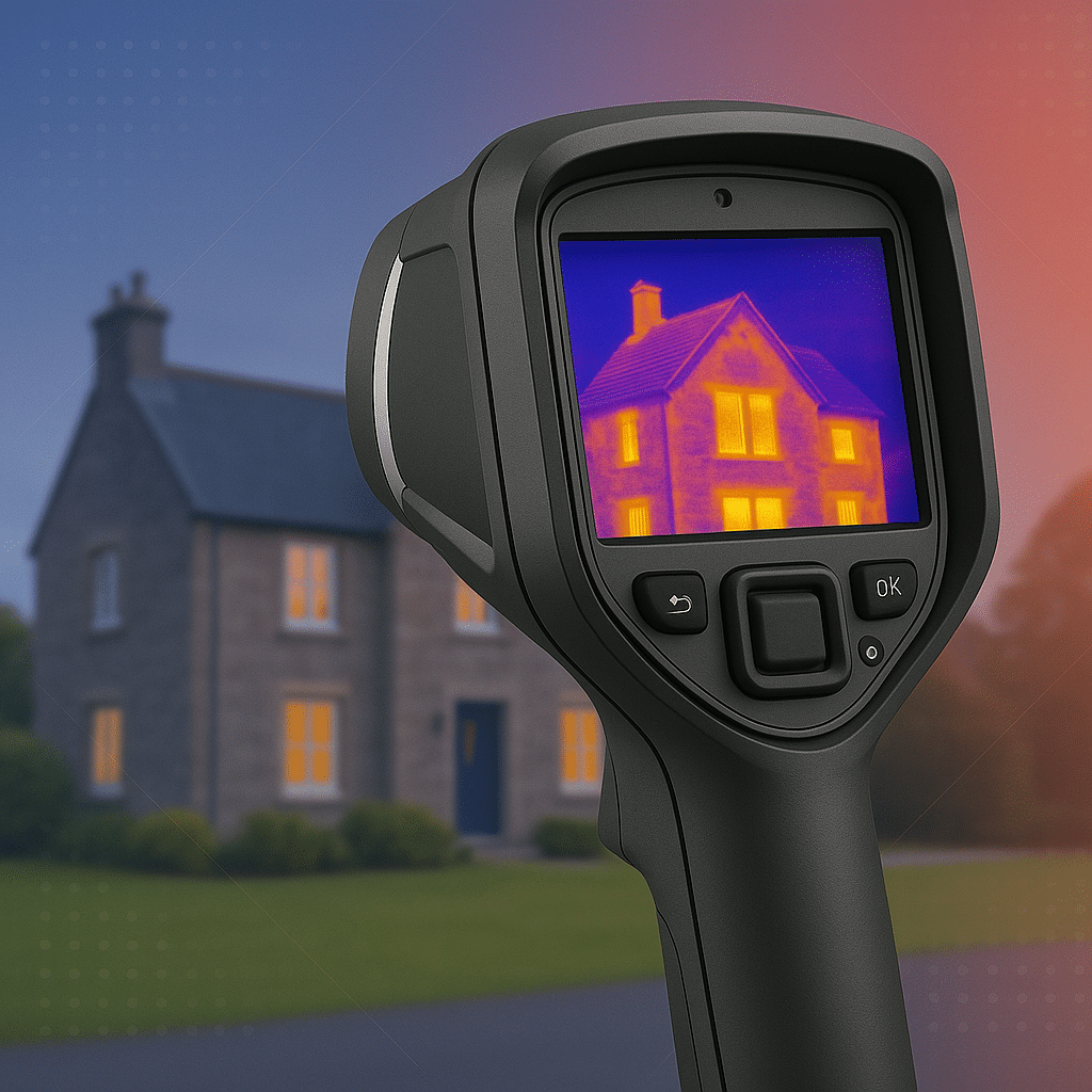 hidden water leak signs — thermal scan home (Scotland Leak Detection)