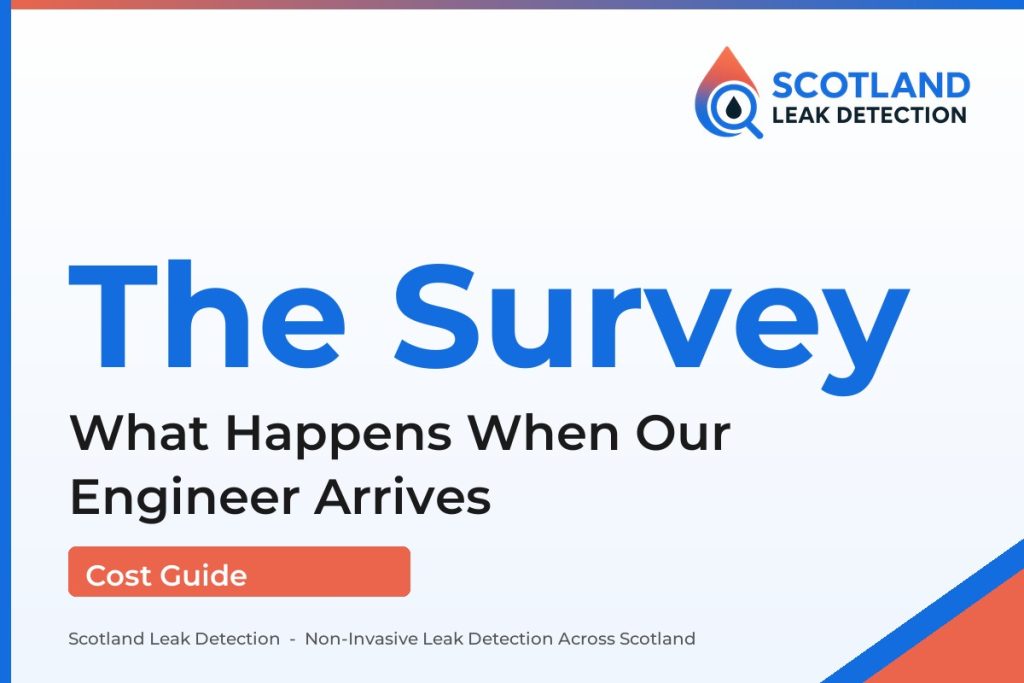 leak detection survey — What Happens When Our Engineer Arrives (Scotland Leak Detection)