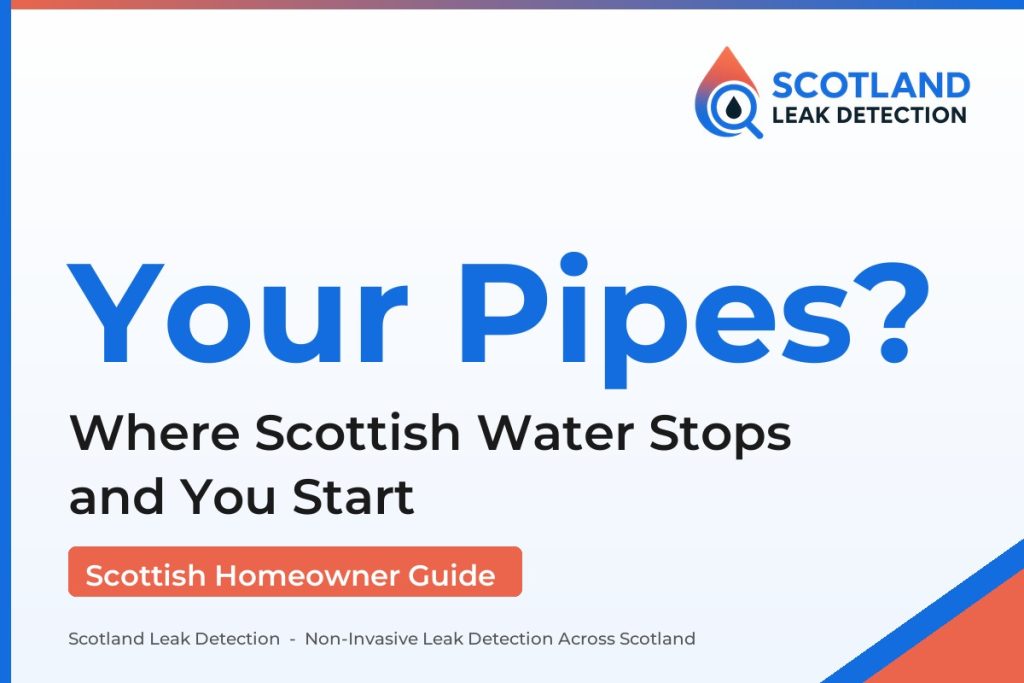 water pipe responsibility scotland — Where Scottish Water Stops and You Start (Scotland Leak Detection)