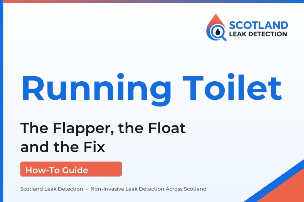 toilet constantly running — The Flapper, the Float and the Fix (Scotland Leak Detection)