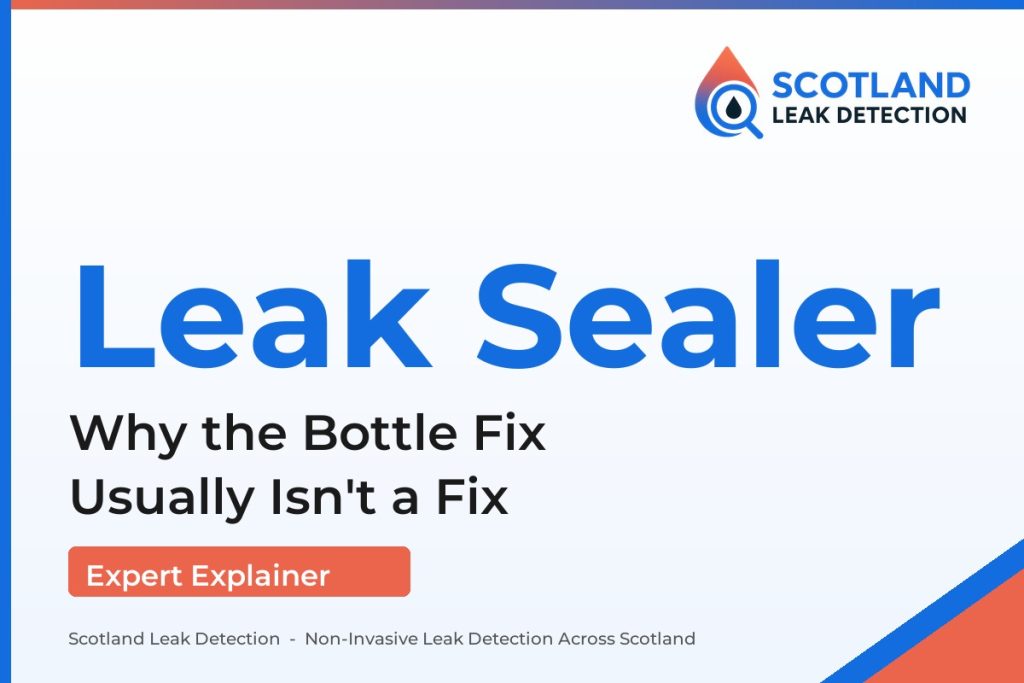 central heating leak sealer — Why the Bottle Fix Usually Isn't a Fix (Scotland Leak Detection)